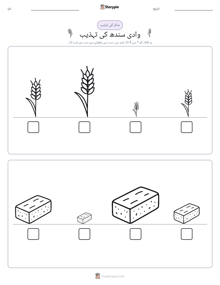 سائز کی ترتیب
