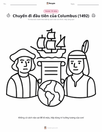 Xem trước tài liệu in sẵn Chuyến hải trình đầu tiên của Columbus (1492)
