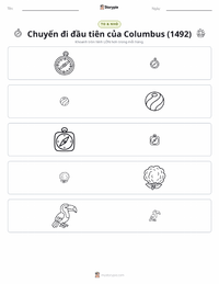 Xem trước tài liệu in sẵn Chuyến hải trình đầu tiên của Columbus (1492)