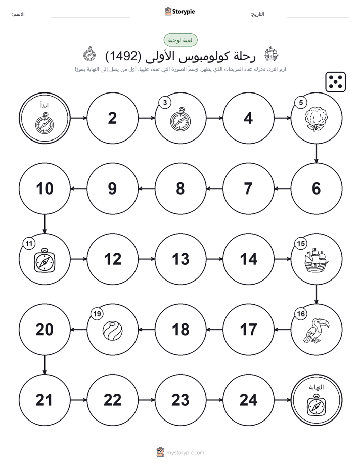 لعبة لف و تحرك