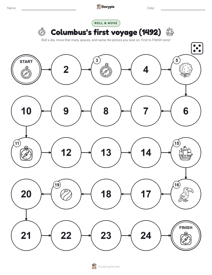 Roll & Move Game