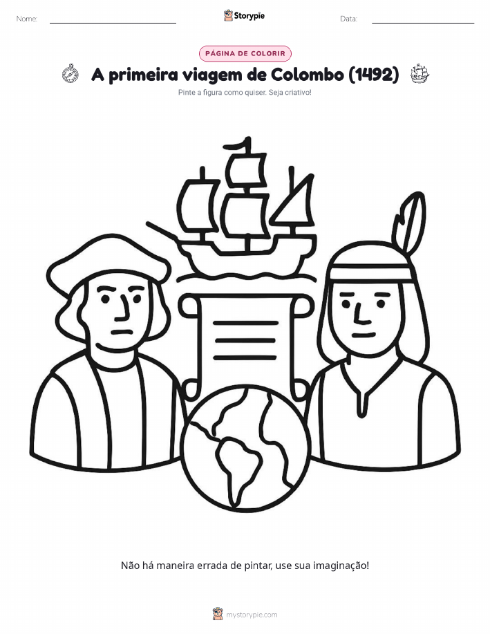 Página para colorir