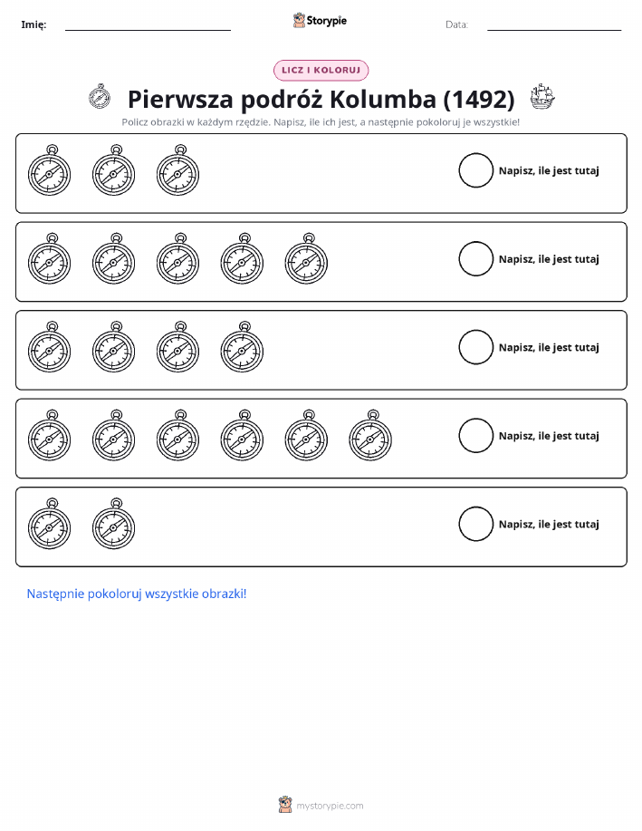 Liczenie i Kolorowanie