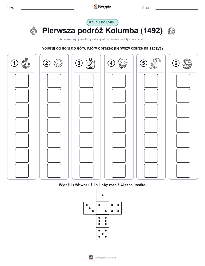 Rzuć i koloruj