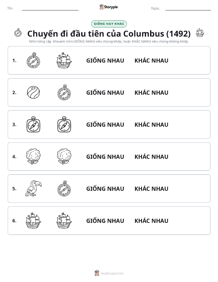 Giống Hay Khác