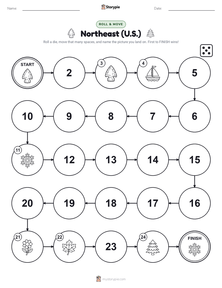 Roll & Move Game