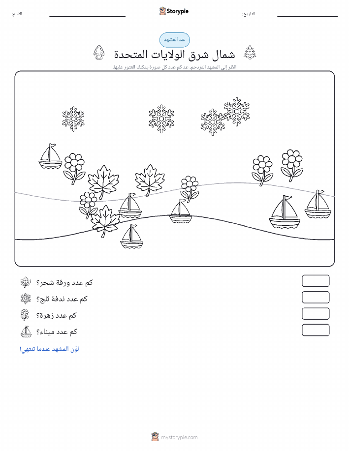 مشهد العد