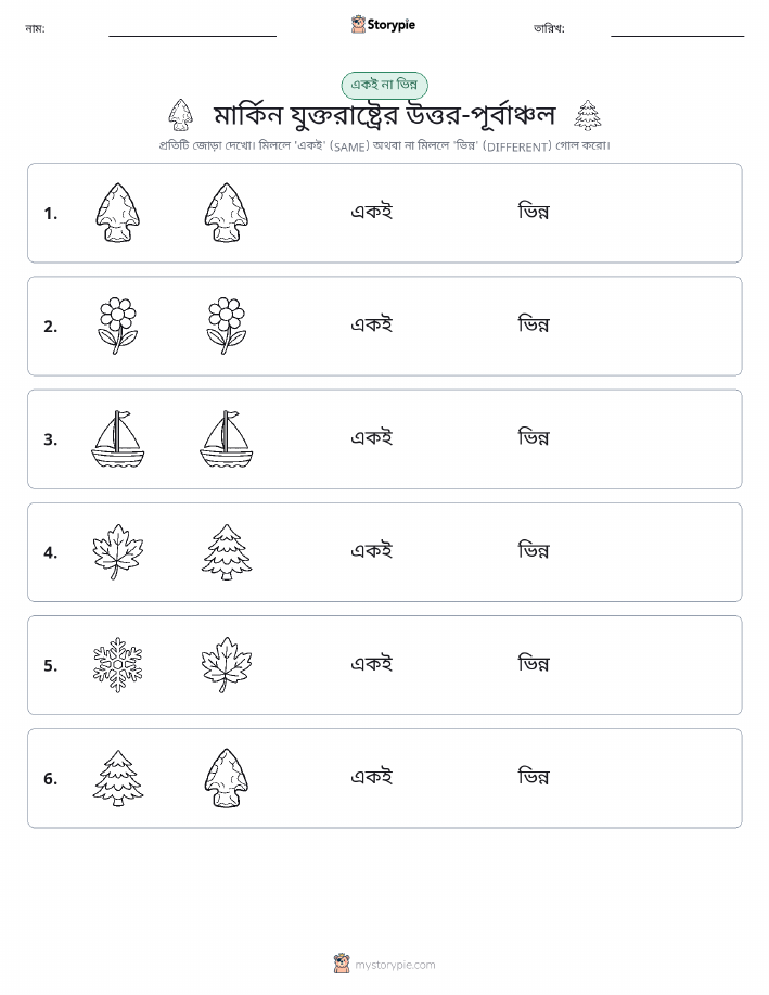 একই বা ভিন্ন