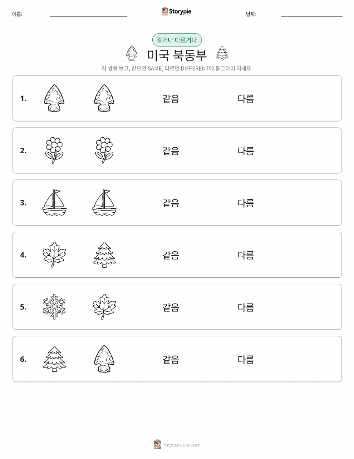 같은 것 또는 다른 것