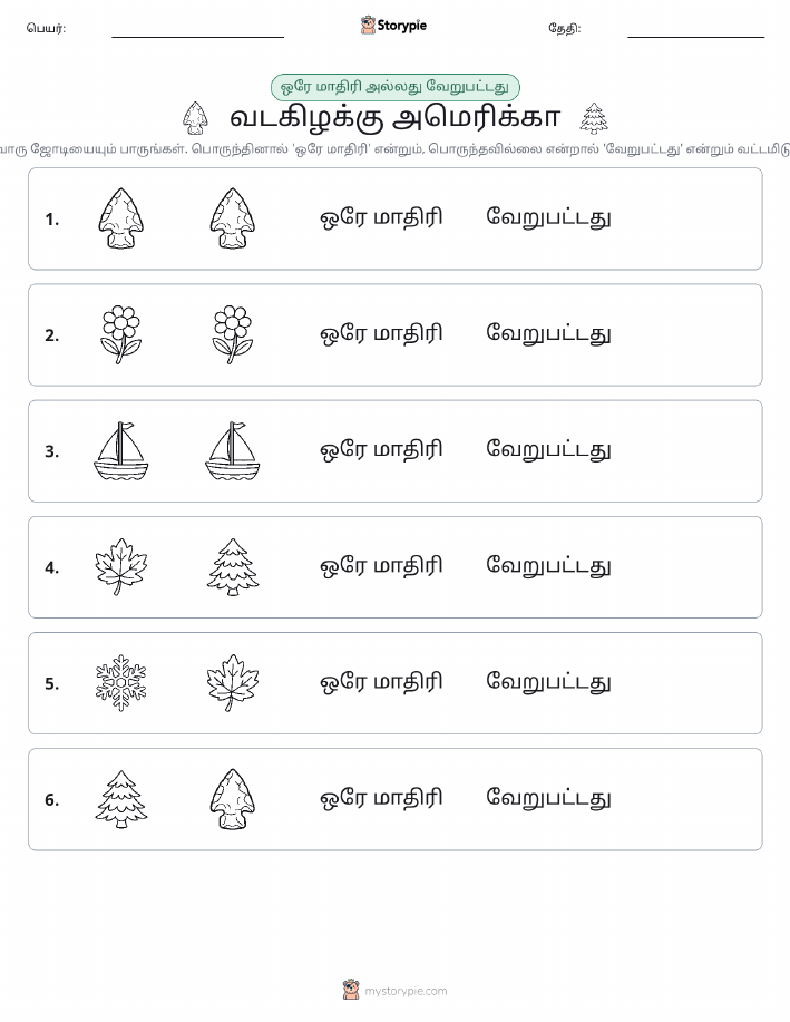 அதே அல்லது மாறுபட்டது