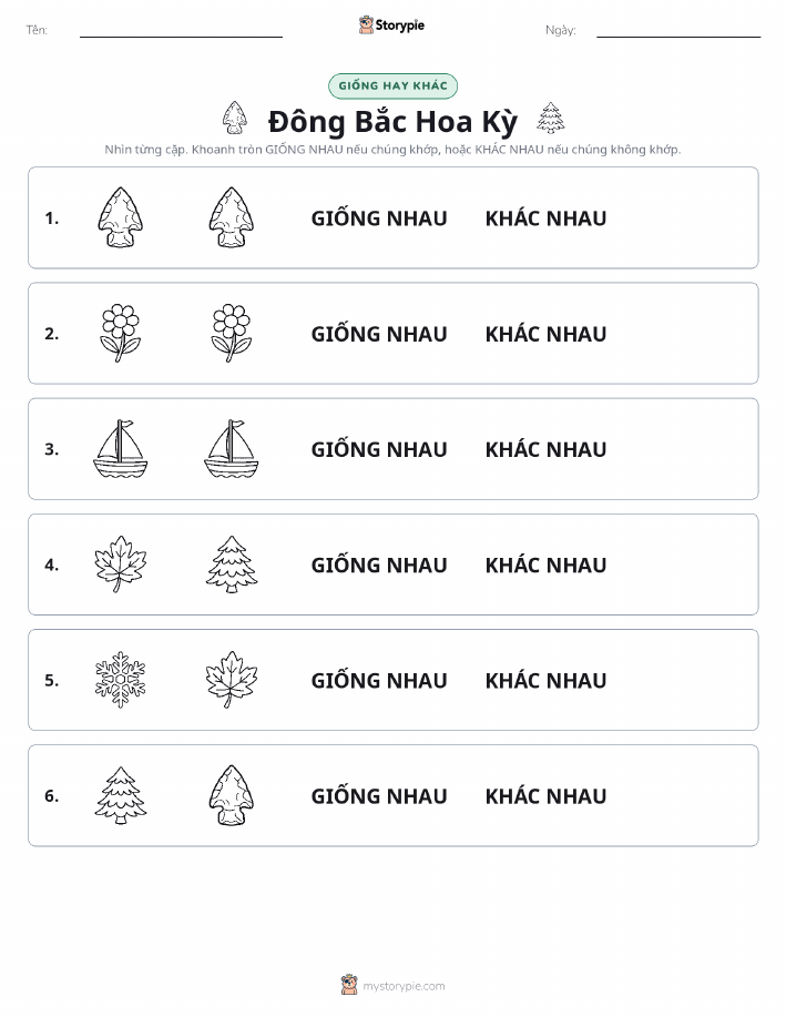 Giống Hay Khác