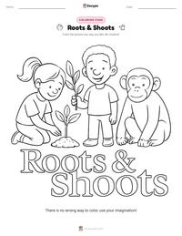 Roots & Shoots printable worksheet preview