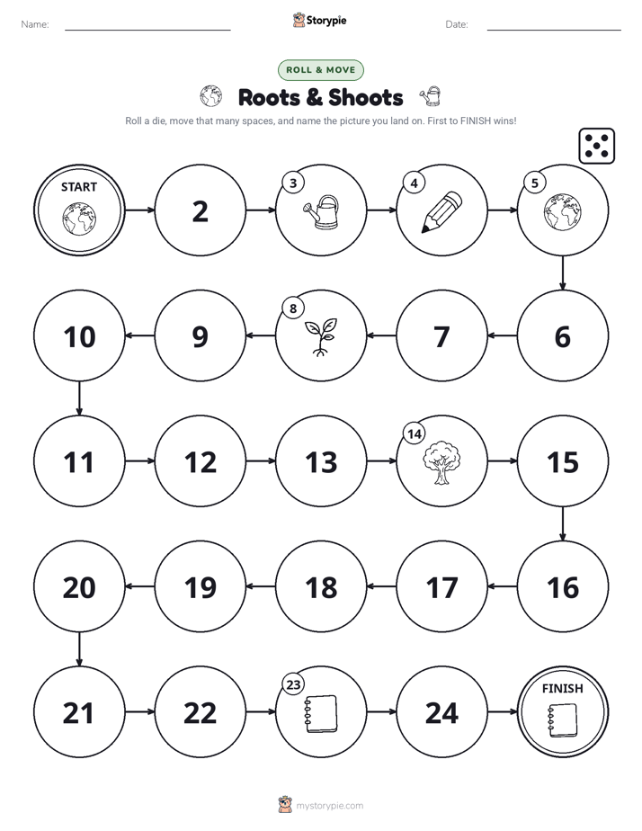 Roll & Move Game