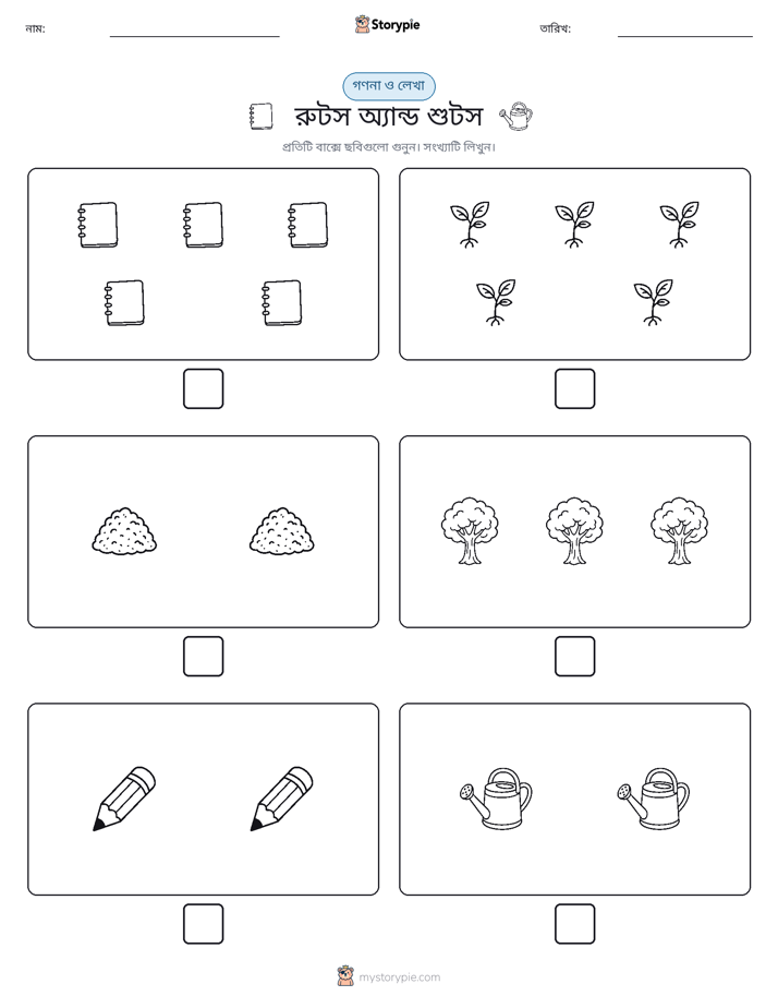 গণনা & লিখুন