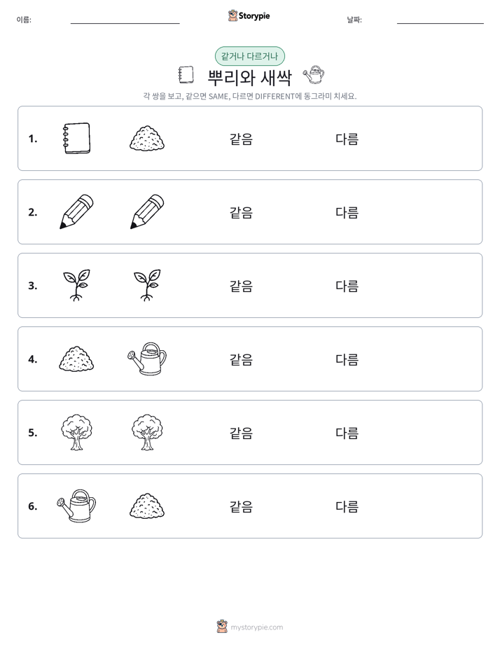 같은 것 또는 다른 것