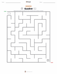 Quadrat druckbare Arbeitsblatt Vorschau