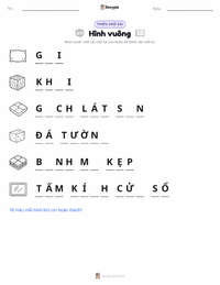 Xem trước tài liệu in sẵn Hình vuông