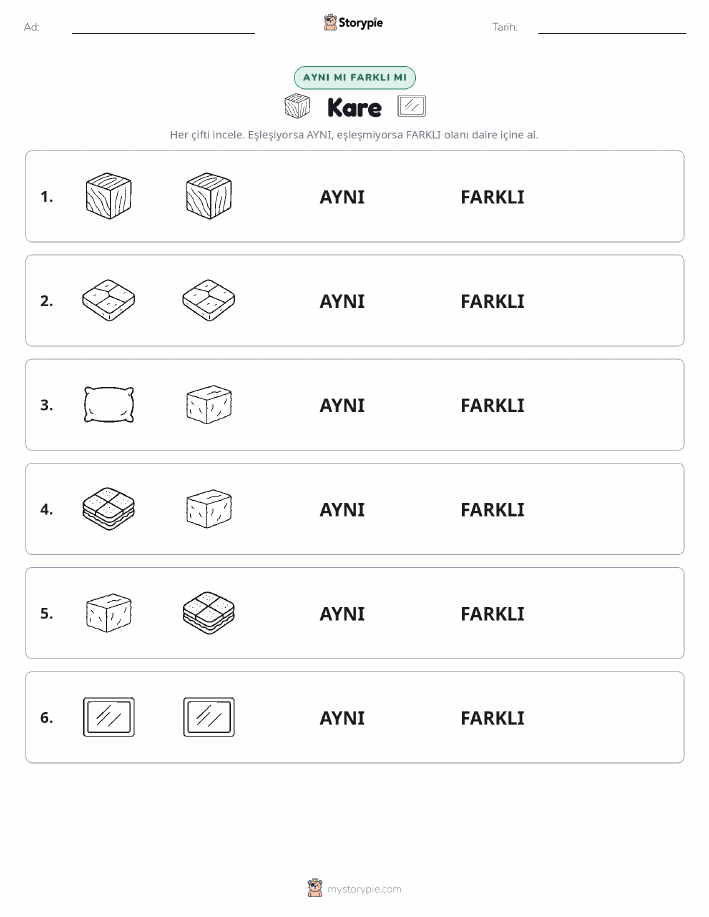 Aynı mı Farklı mı