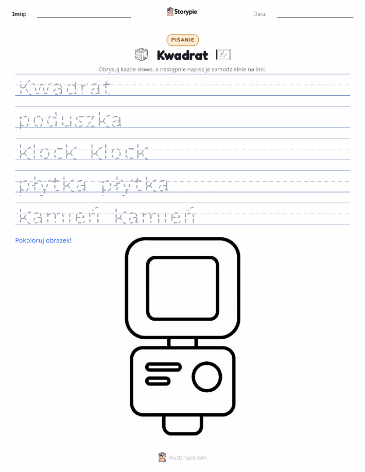 Ćwiczenie Pisania