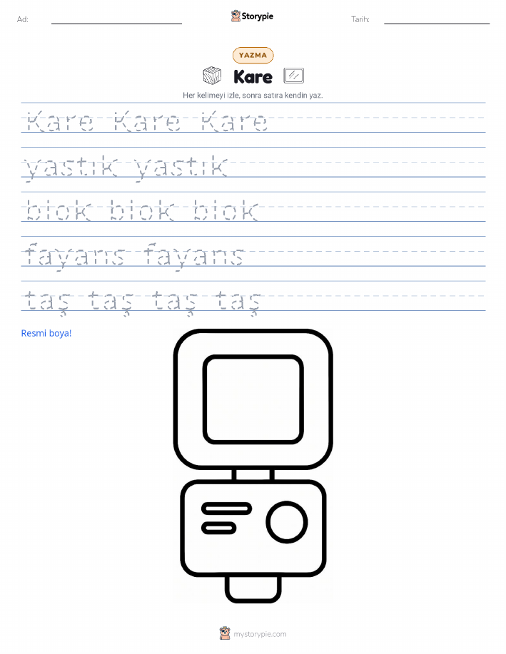 Yazma Pratiği