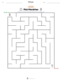 Xem trước tài liệu in sẵn Piet Mondrian