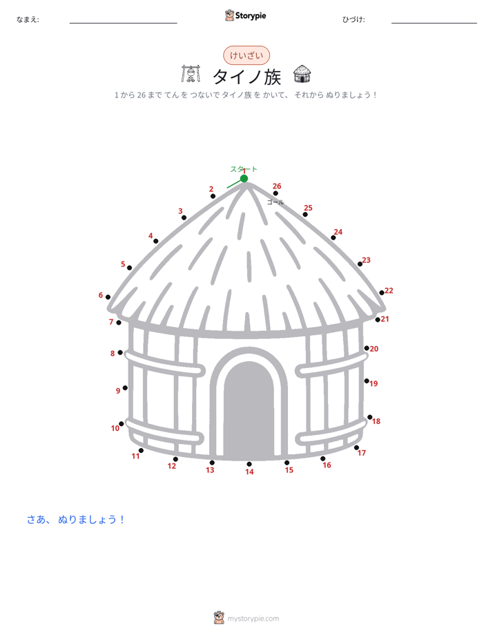 点つなぎ