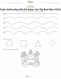 Xem trước tài liệu in sẵn Cuộc chinh phạt của Tây Ban Nha đối với Đế chế Aztec
