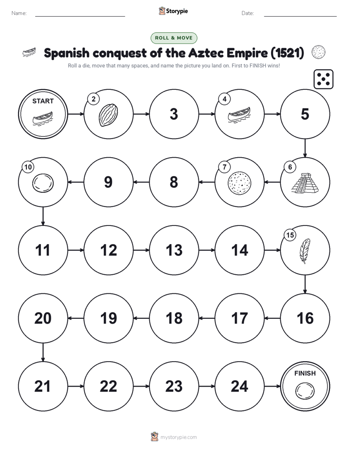 Roll & Move Game