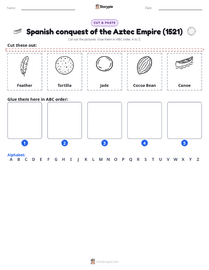 Cut & Paste Alphabet