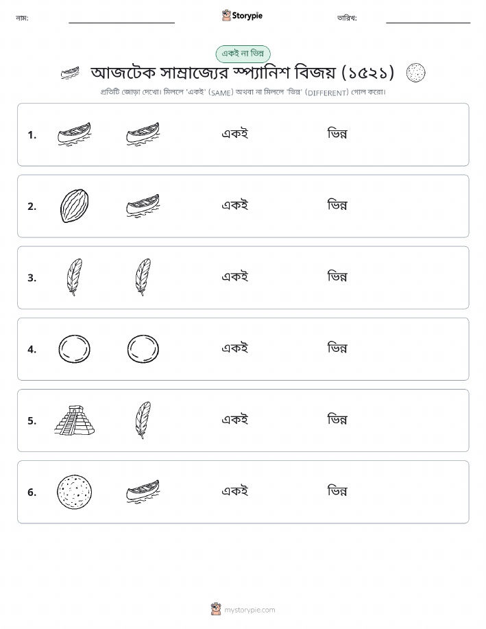 একই বা ভিন্ন