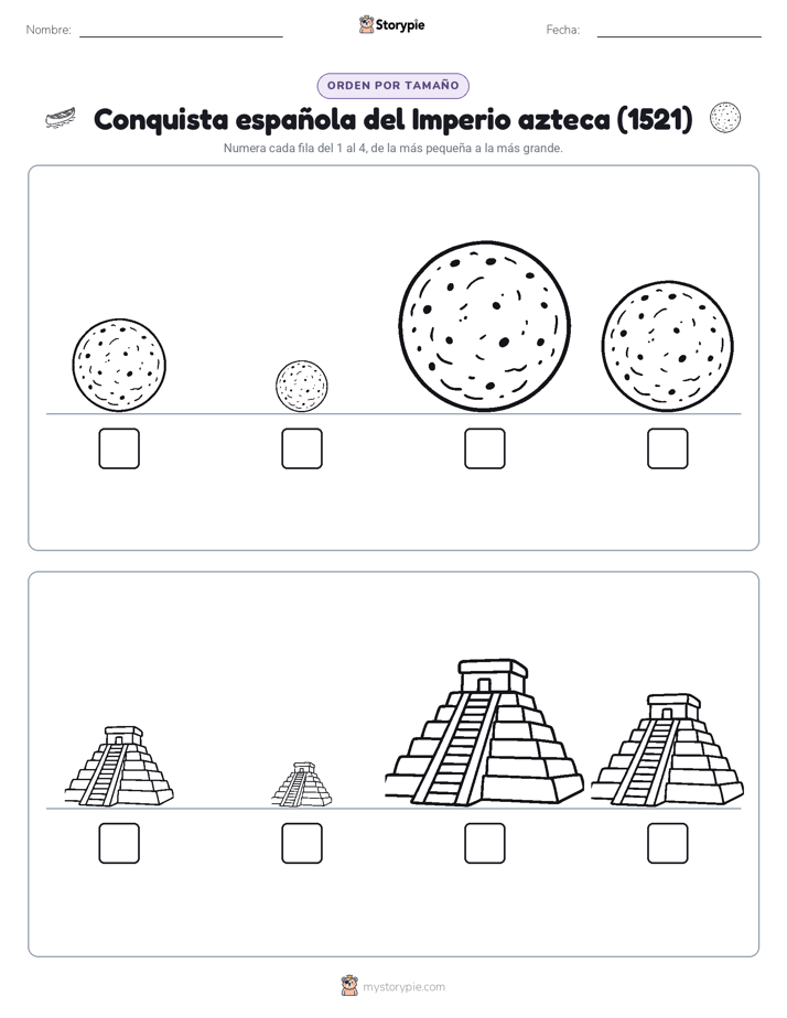 Orden de Tamaños
