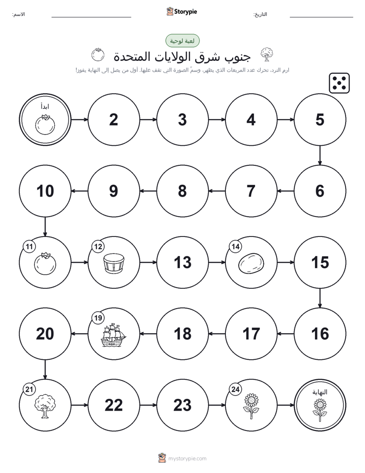 لعبة لف و تحرك