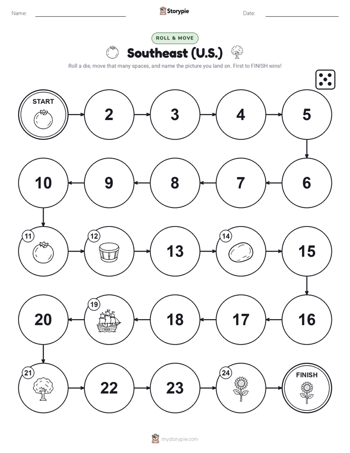 Roll & Move Game