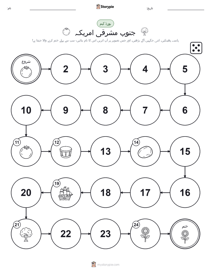 رول اور منتقل کریں کھیل