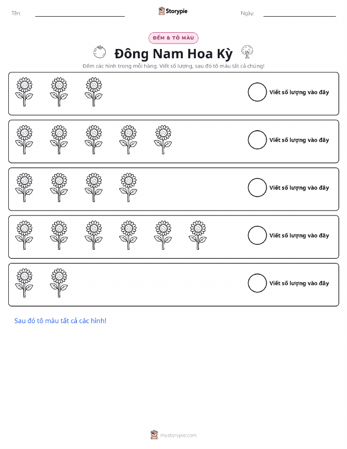 Đếm & Tô Màu