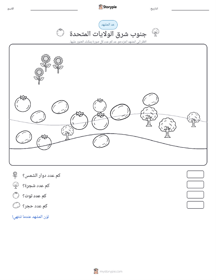 مشهد العد