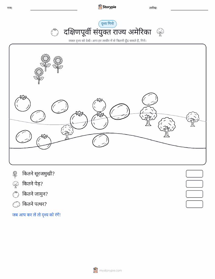 गिनती दृश्य