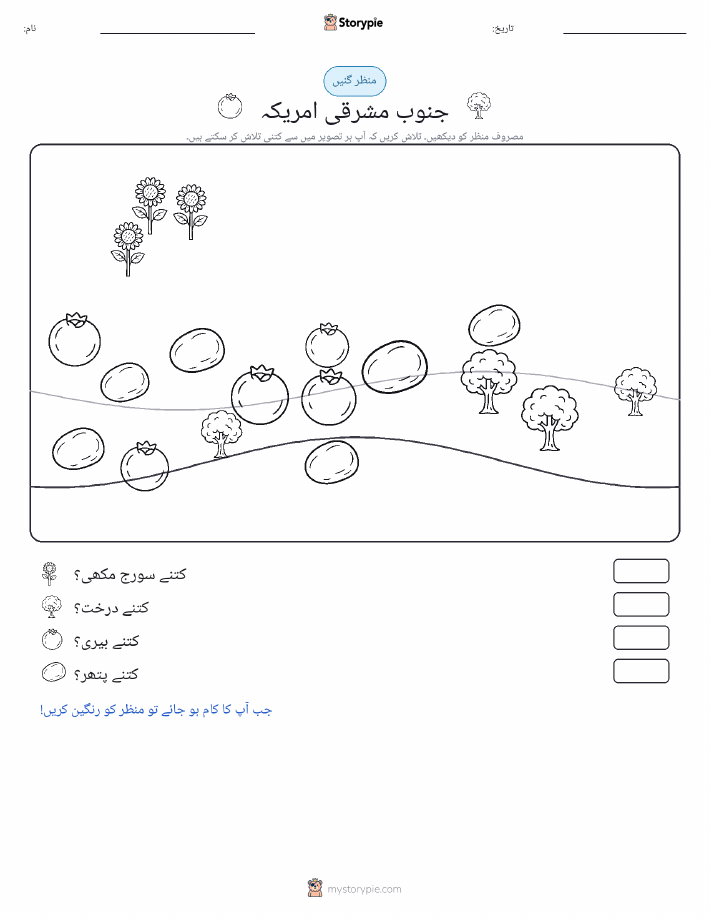 گنتی کا منظر