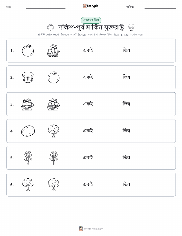 একই বা ভিন্ন