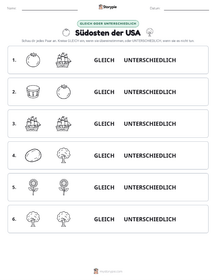 Gleich oder Anders