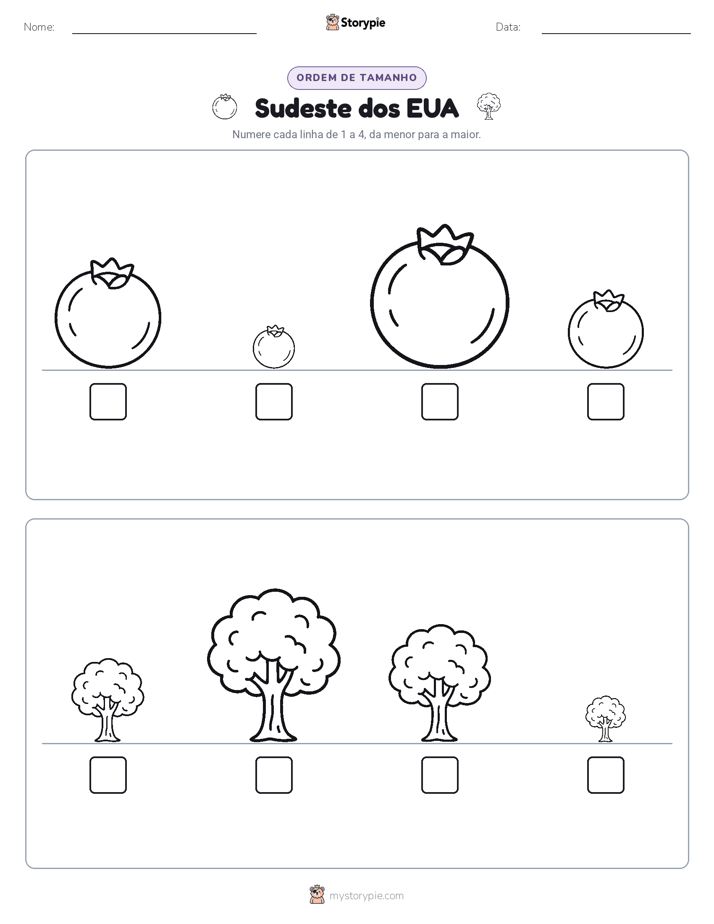 Ordem de Tamanho