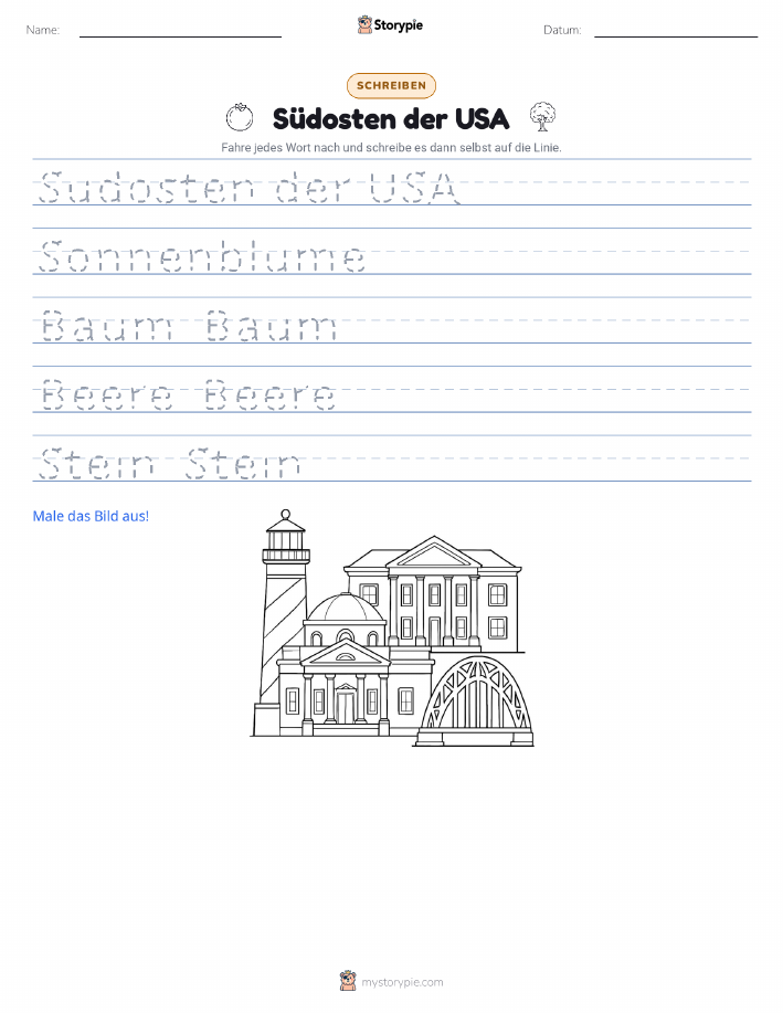Schreibübung