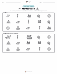 Anteprima della scheda stampabile di Moctezuma II