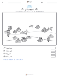 تینوچتیتلان پرنٹ کرنے کے قابل ورکشیٹ کا پیش نظارہ