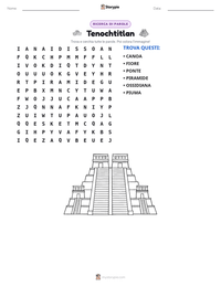 Anteprima della scheda stampabile di Tenochtitlan