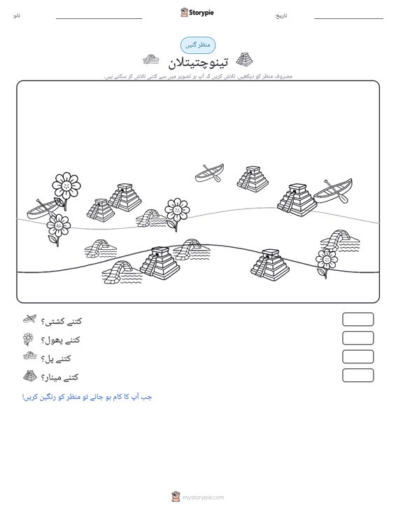 گنتی کا منظر