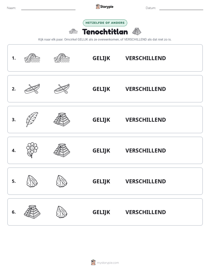 Zelfde of Verschillend