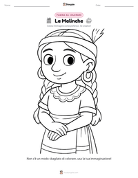 Anteprima della scheda stampabile di La Malinche