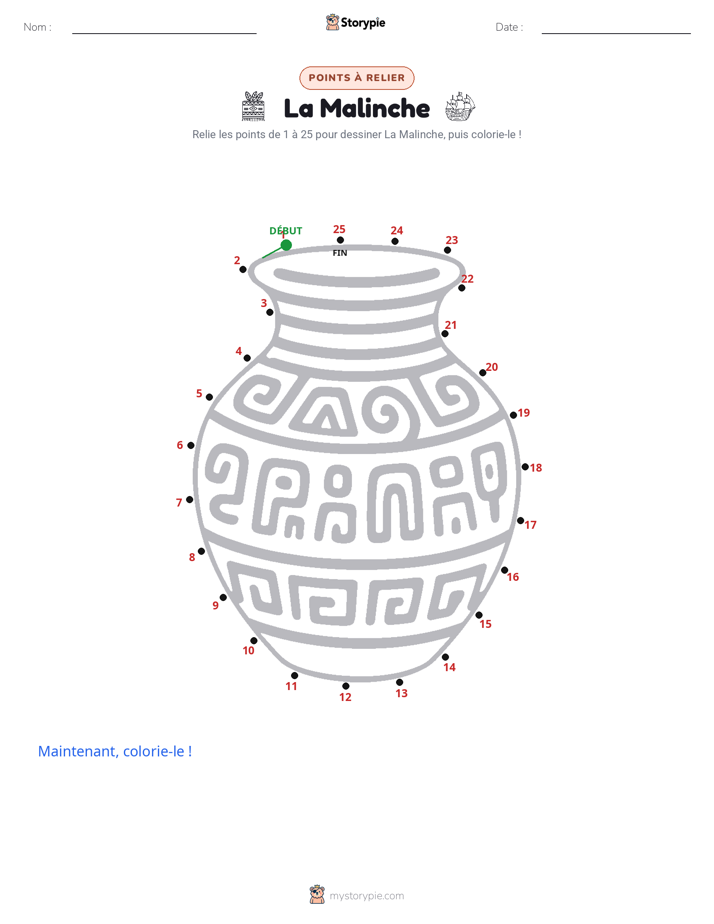Relie les points