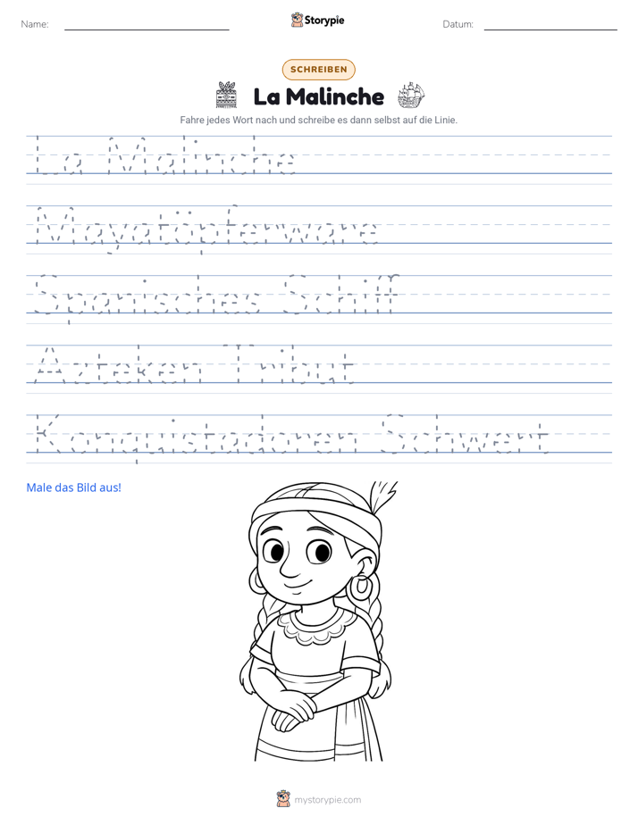 Schreibübung